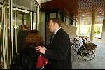 Hilversum 14 november 2002
Rechtzaak Katja Schuurman . Advocaat en manager Katja bij Rechtbank Hilversum