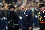 Delft 15 oktober 2002
Begrafenis Prins Claus.
Koning Frederik van Denemarken met vrouw