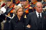 Delft 15 oktober 2002
Begrafenis Prins Claus.
Koning Juan Carlos met zijn vrouw
