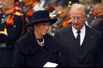 Delft 15 oktober 2002
Begrafenis Prins Claus.
Koningin Paola en Koning Albert