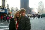 New York 1 november 2002
Marathon van New York
Rene Froger met Natasja Froger