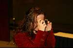 Amsterdam 18 oktober 2002
Huub oosterhuis krijgt eredoctoraat .
Trijntje Oosterhuis met camera