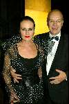 Waalwijk 14 november 2003
modeshow addy v d krommenacker in waalwijk
Ans Marcus met Wybe Tuinman