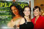 Amsterdam 11 november 2003
Aukje v ginneken bij presentatie playboy met Marieke v Ginneken