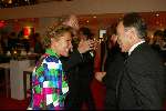 Utrecht 9 november 2003
Premiere Mama Mia in Utrec ht
Joop v d Ende met Janine v d Ende  en Elco Brinkman met Janneke Brinkman