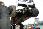 Donnington 25 november 2003
Trust & Minardi in donnington
Kapotte Minardi formule 1 wagen