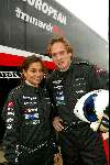 Donnington 25 november 2003
Trust & Minardi in donnington
Georgina Verbaan  en Jort Kelder