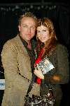 Amsterdam 14 november 2003
Presentatie cd gordon op de supperclub boot.
Gordon met  nieuwe CD en Estelle Gullit