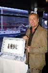 Amsterdam 14 november 2003
Presentatie cd gordon op de supperclub boot.
Gordon met een Apple scherm
