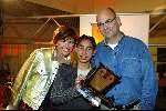 Aalsmeer 18 november 2003
Achmea kennis quiz met Chazia Morali.
Nethro ......en Leo v d Goot