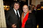 Amsterdam 27 november 2003.
Ralph Lauren Winkel op PC Hooftstraat 1 jarig bestaan.
Oger Lusink en Joop Braakhekke