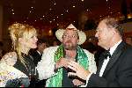 Utrecht 9 november 2003
Premiere Mama Mia in Utrec ht
Joop v d Ende met Henk Schiffmacher