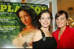 Amsterdam 11 november 2003
Aukje v Ginneken bij presentatie playboy in mercurius met Marieke v Ginneken