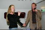 Amsterdam 14 november 2003
Presentatie cd gordon op de supperclub boot.
Marlayne met Gordon
