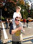 New York  3 november 2003
Martijn Krabbe met bikkel  in new york