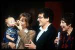 Hilversum 9 december 1992
Monique v d Ven met Edwin de Vries en hun inmiddels overleden zoontje Nino bij het programma van Mies Bouwman