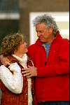 Hilversum 29 november 2003
Myrna Goosen met haar nieuwe vriend IJsbrandy