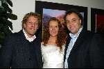 Loosdrecht 28 november 2003
Presentatie  Issue in het witte huis in Loosdrecht
Jean Marc des Bouvrie en Nicole des Bouvrie en Aad Ouborg