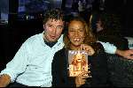 Amsterdam 14 november 2003
Presentatie cd gordon op de supperclub boot.
Patty Brard met Pieter v d Ploeg en haar boek