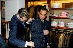 Amsterdam 27 november 2003.
Ralph Lauren Winkel op PC Hooftstraat 1 jarig bestaan.
Robert Halewijn