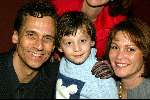 Amstelveen 26 november 2003
Presentatie boek Robert Schoemacher bij Special Sports.
Robert Schoemacher met zijn zoontje Moos en vrouw