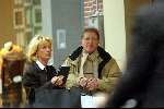 Amsterdam 11 november 2003
Ruud ter Weijden met vrouw op pc hooftstraat
