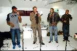 Amsterdam 14 november 2003
Presentatie cd gordon op de supperclub boot.
Gordon optredend met Romeo