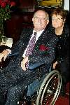 Amsterdam 5 november 2003
Presentatie Quote  500 in amsterdam
Tonio Hildebrand met vrouw in rolstoel