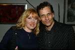 Amstelveen 26 november 2003
Presentatie boek Robert Schoemacher bij Special Sports.
Yvonne Keeley met Robert Schoemacher