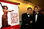 Eindhoven 21 november 2004
Premiere Hello Dolly in schouwburg Eindhoven.
Albert Verlinden met Roel Vente