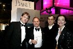 Amsterdam 9 december 2004
Miljonairs fair in de Rai Amsterdam.
Andre Vermeer met baas Piaget