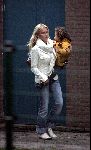 Amsterdam 3 november 2004
Angela Kluivert bij voetballen zoons. Angela samen met Ruben Kluiveert