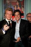 Amsterdam 18 november 2004
Presentatie 2goTV (vodafone) in de Kroon.
Bastiaan Ragas en Winston Gerschtanowitz met gsm