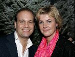 Rotterdam 6 december 2004
Optreden Gerard Joling in Ahoy.
Carlo Boszhard en Irene Moors voor kerstboom