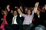 Rotterdam 6 december 2004
Optreden Gerard Joling in Ahoy.
Carlo Boszhard en Irene Moors  en Michiel Mol en Paulien Huizinga