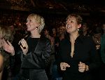 Rotterdam 6 december 2004
Optreden Gerard Joling in Ahoy.
Monique des Bouvrie en Caroline Tensen
