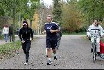 Amsterdam 31 oktober 2004
Connie Breukhoven hardlopen met Hans Breukhoven en PA Edwin in Vondelpark