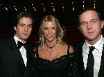 Eindhoven 21 november 2004
Premiere Hello Dolly in schouwburg Eindhoven.
Johnny de Mol jr  met staart met Kai lerby en Danielle van t Schip
Peter Smulders bv