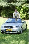 Dommelen, 25 April 2004
Edwin Smulders bij zijn Audi A4 Cabrio 2.5 diesel