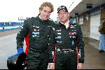 Donnington 25 november 2003
Trust & Minardi in donnington
edwin smulders met bruni en jos verstappen  in formule 1 wagen