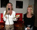 Rotterdam 23 november 2004
Uitreiking boek van Esther Blinker in de Rosso in Rotterdam.
Esther Blinker met Inge de Bruijn