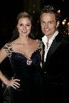 Den Bosch 27 november 2004
Modeshow Addy v d Krommenacker in de orangerie.
Fabienne de Vries met een vriend