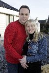 Fijnaart 25 november 2004
Frans Bauer zijn zwangere vrouw Mariska Bauer