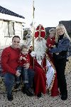 Fijnaart 25 november 2004
Frans Bauer zijn zwangere vrouw Mariska Bauer
en Sinterklaas
