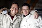 Fijnaart 25 november 2004
Frans Bauer en familie opnames met Sinterklaas en Kamelen. Frans met zijn broer Dorus Bauer