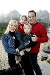 Fijnaart 25 november 2004
Frans Bauer en familie opnames met Sinterklaas en Kamelen.  Frans met Mariska Christian en Jan