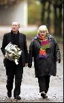 Amsterdam 10 november 2004
Crematie Donald Jones op Westgaarde.
Nelly Frijda en Frans Mulder