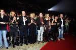 Rotterdam 6 december 2004
Optreden Gerard Joling in Ahoy.
Moeder Gerard met vriend en broer en zus Gerard