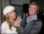 Amsterdam 10 november 2004
Graham Johnston de visagist van Bridget Jones. 
Froukje de Both met pet