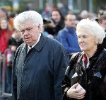 Amsterdam 9 november 2004
Crematie Theo v Gogh in Amsterdam.
Henk Vonhoff met vrouw